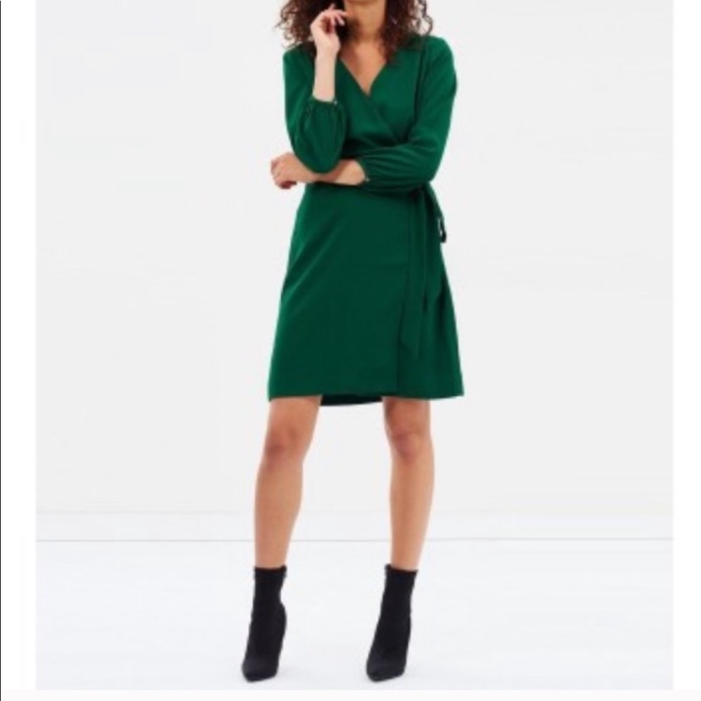 J. Crew Drapey wrap dress